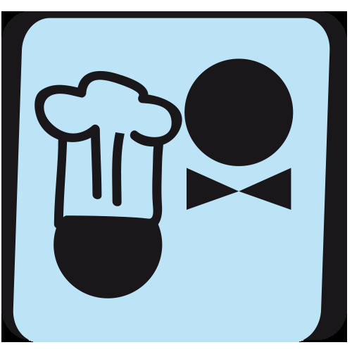 použití: kuchař, číšník